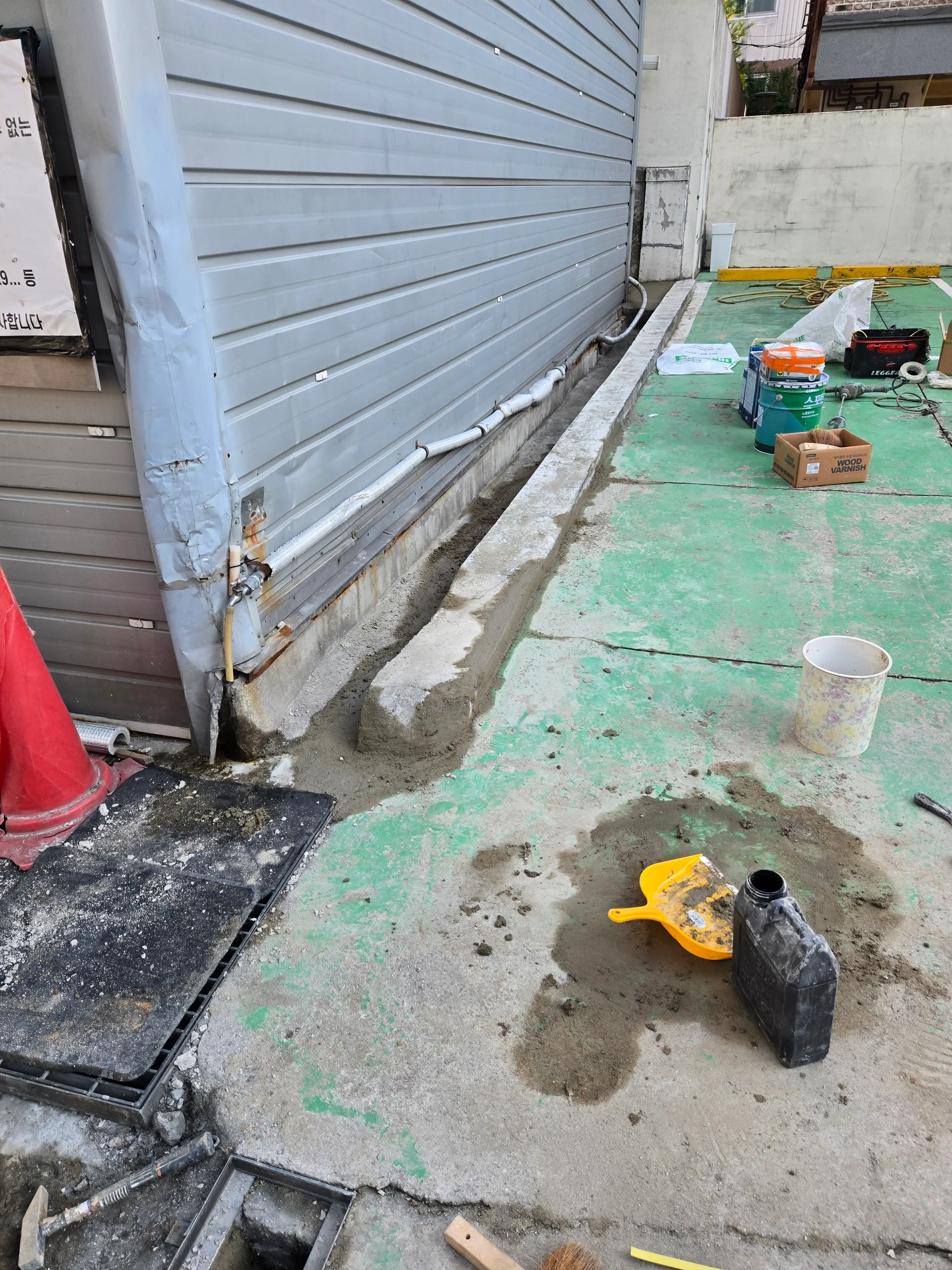 주차장 에폭시 시공 작업 사진 7