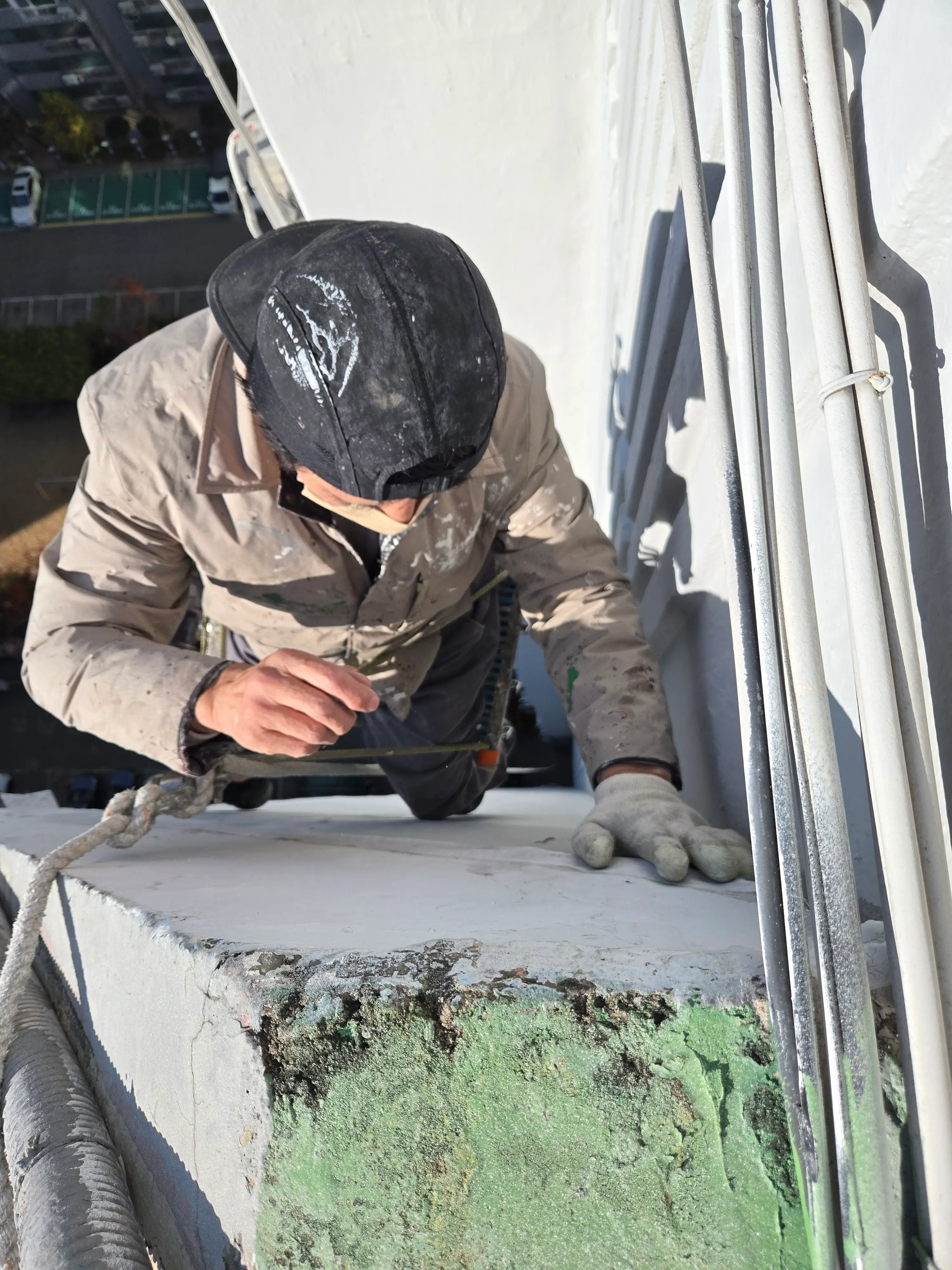 외벽 발수제 시공 작업 사진 15