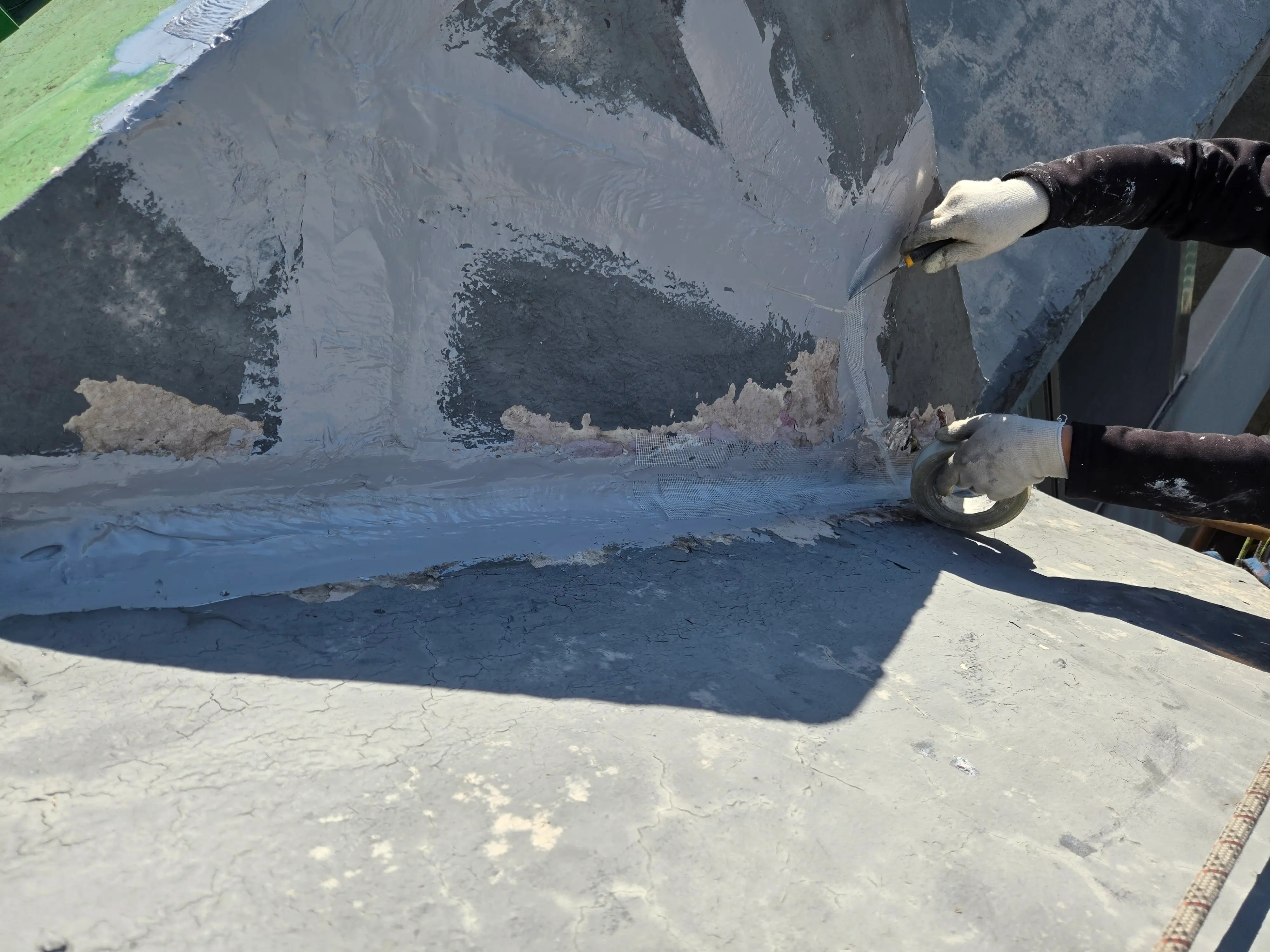 외벽 발수제 시공 작업 사진 16