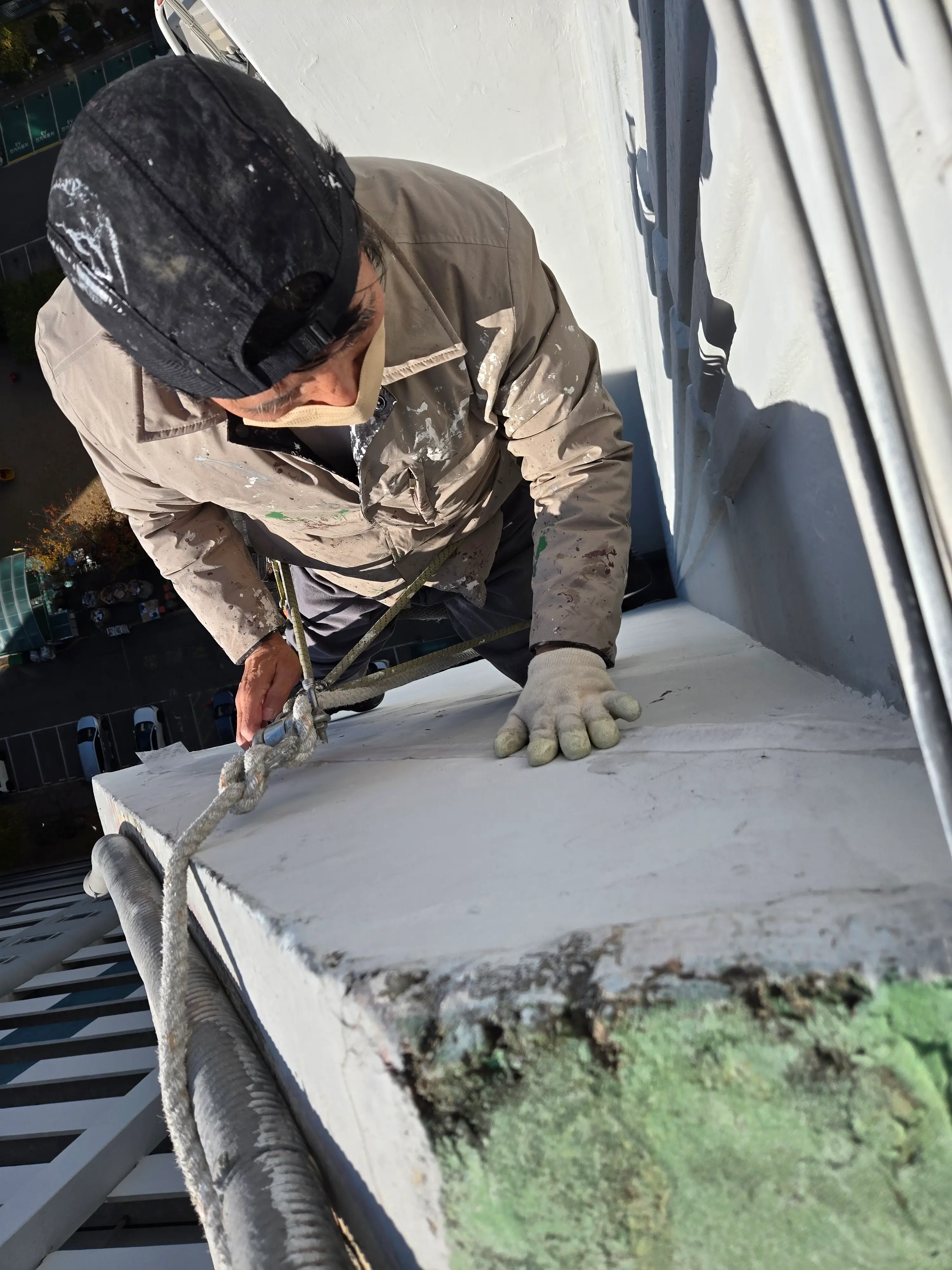 외벽 발수제 시공 작업 사진 18