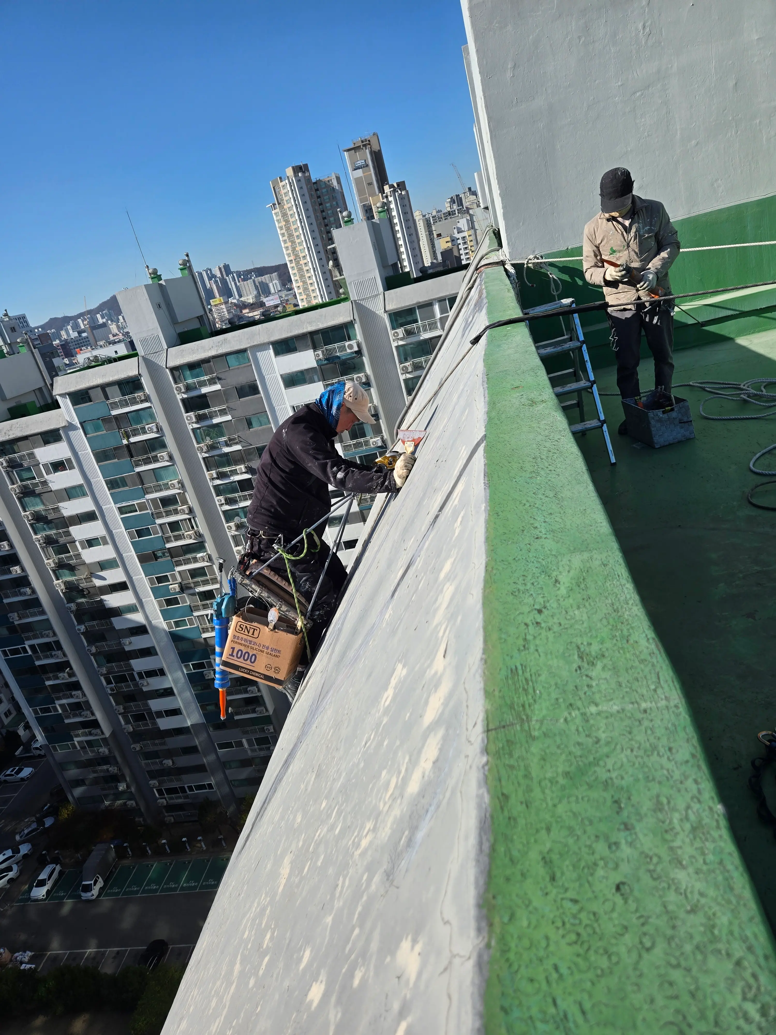 외벽 발수제 시공 작업 사진 20