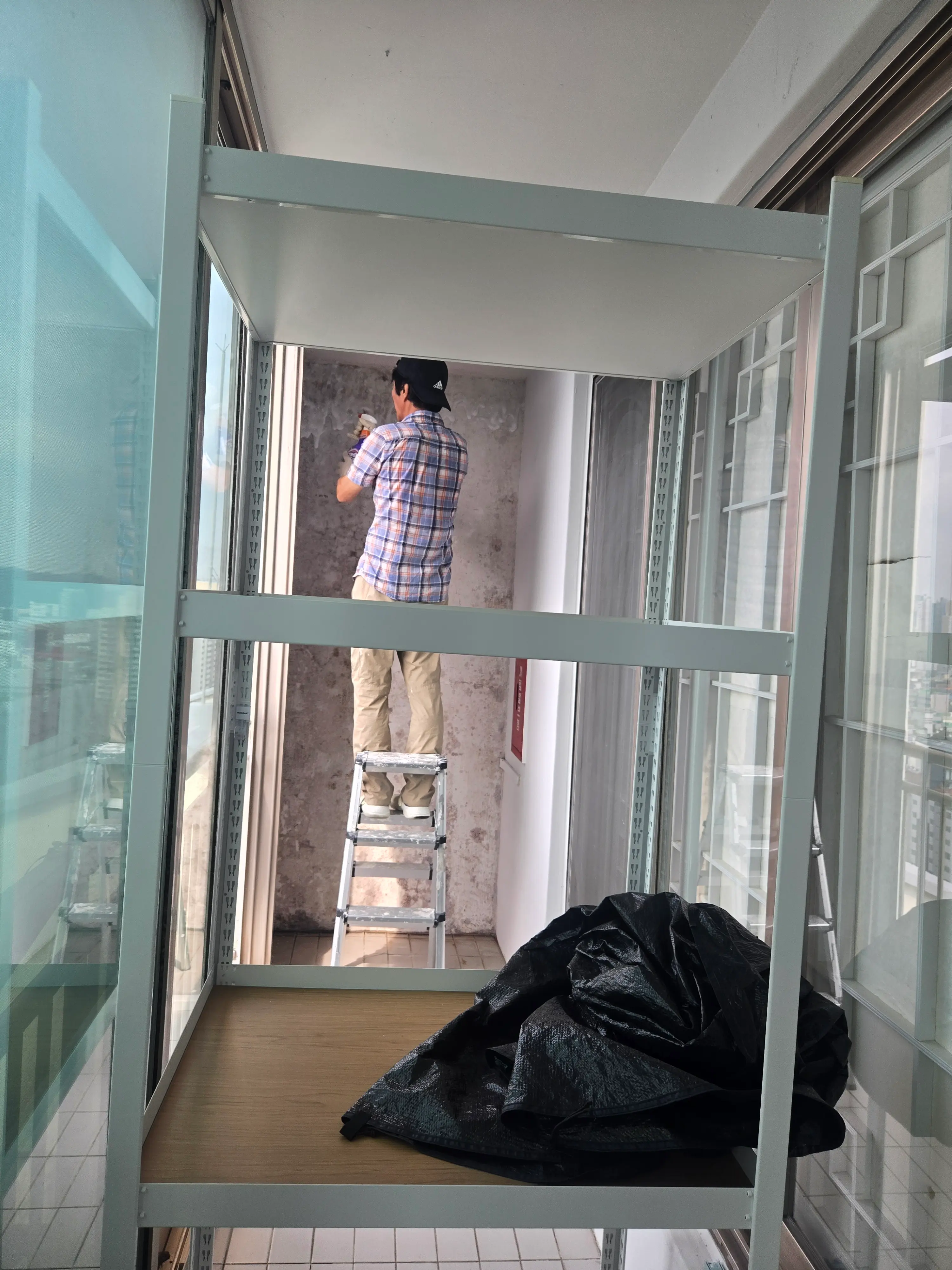 페인트 재도장 시공 작업 사진 3