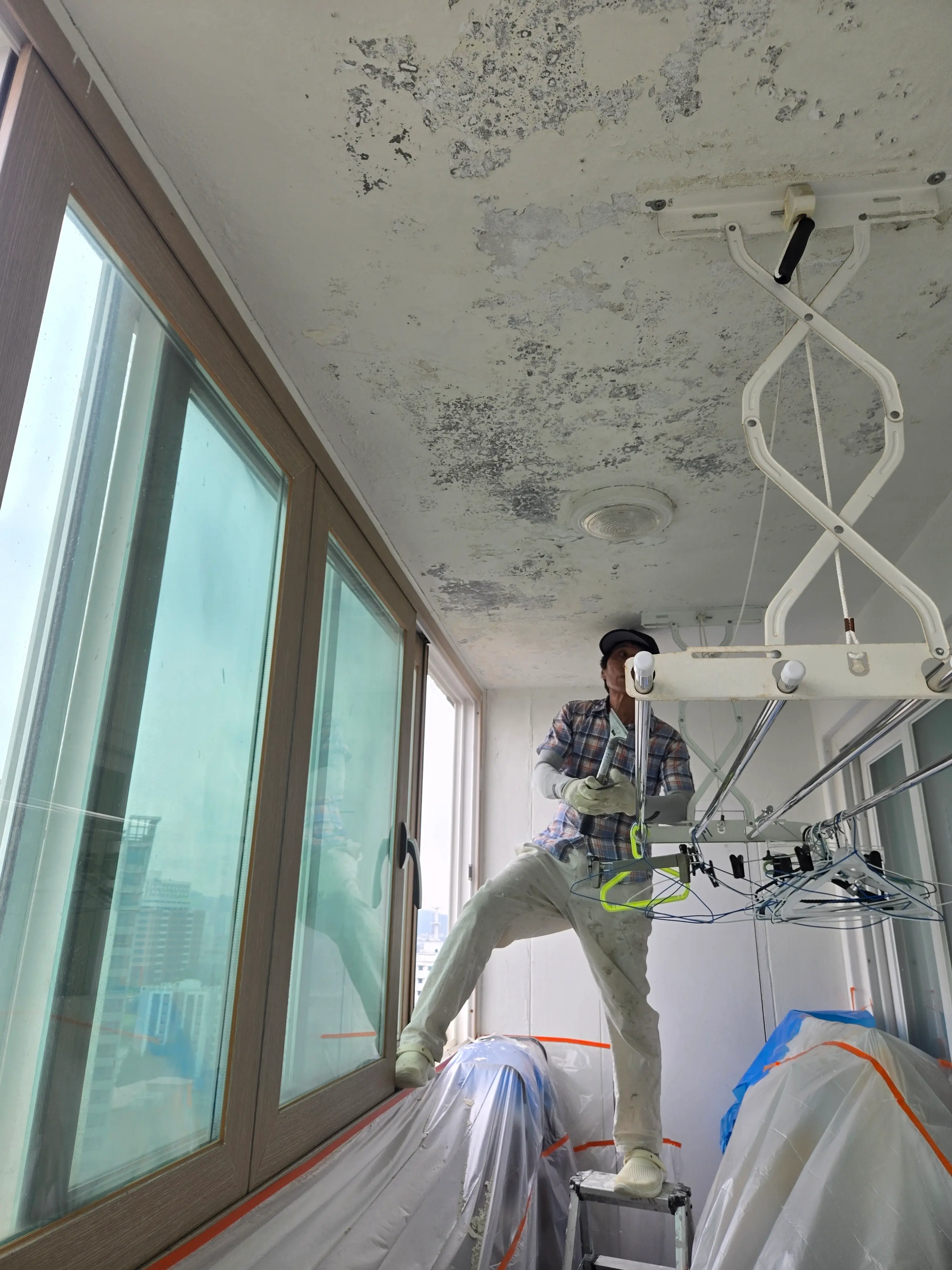 페인트 재도장 시공 작업 사진 6