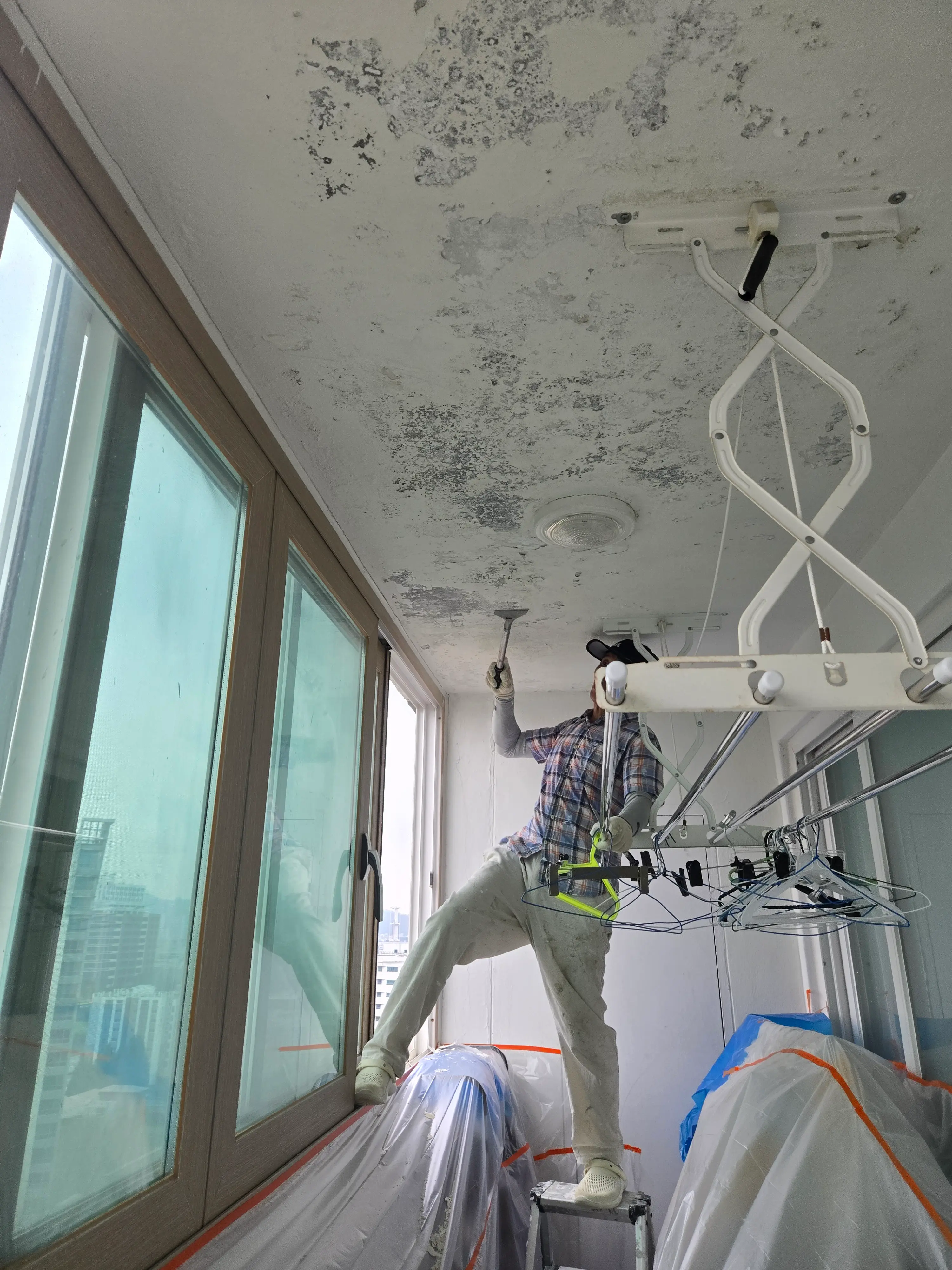 페인트 재도장 시공 작업 사진 7