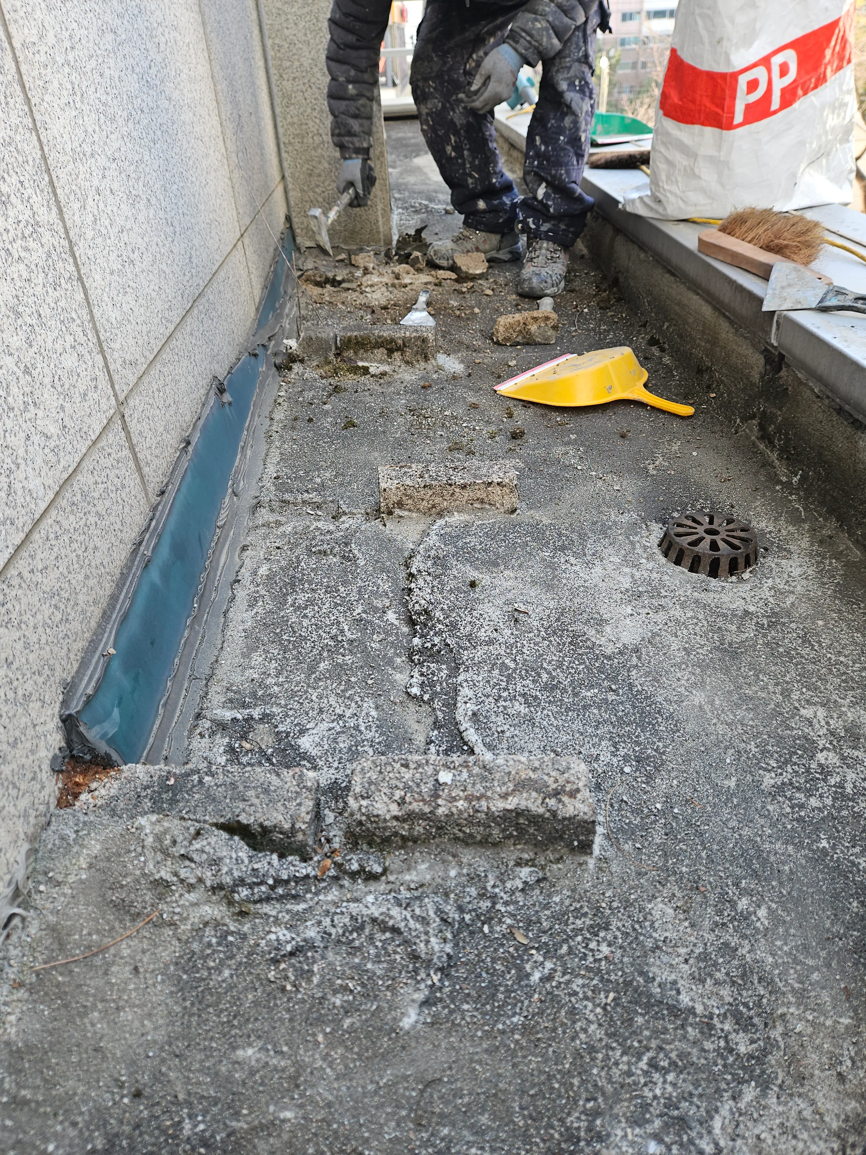 옥상 방수 시공 작업 사진 11