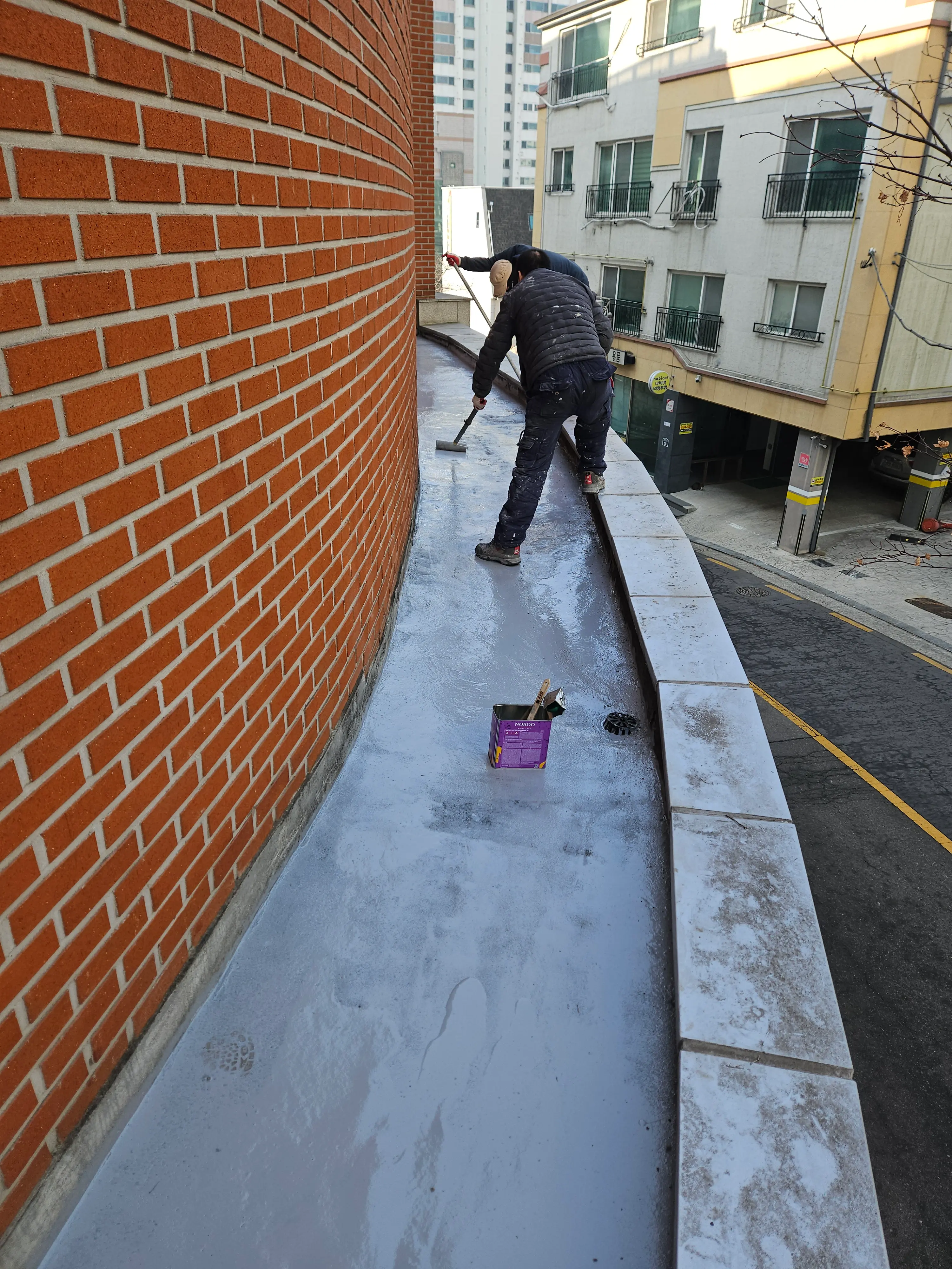 옥상 방수 시공 작업 사진 12