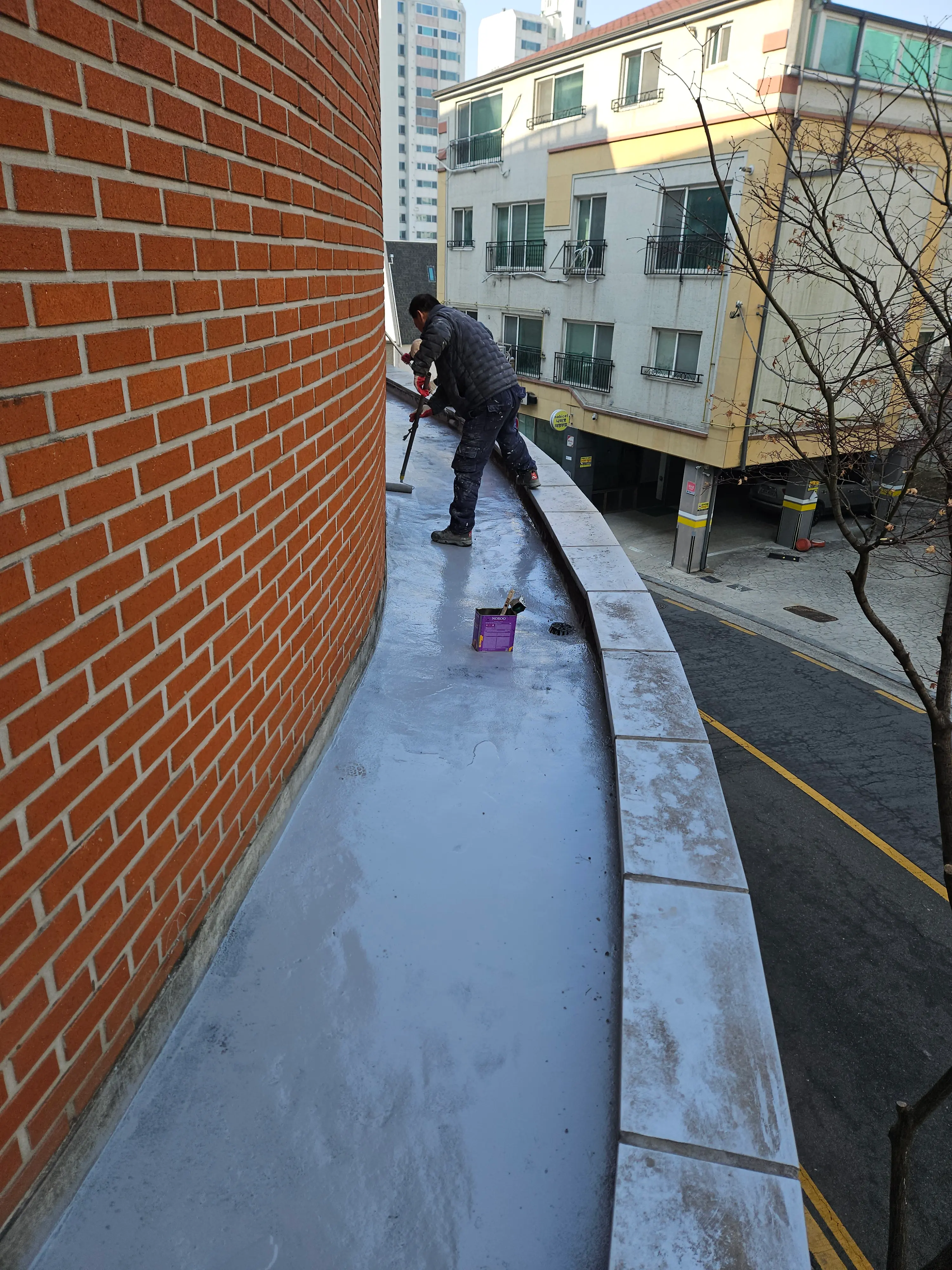 옥상 방수 시공 작업 사진 13